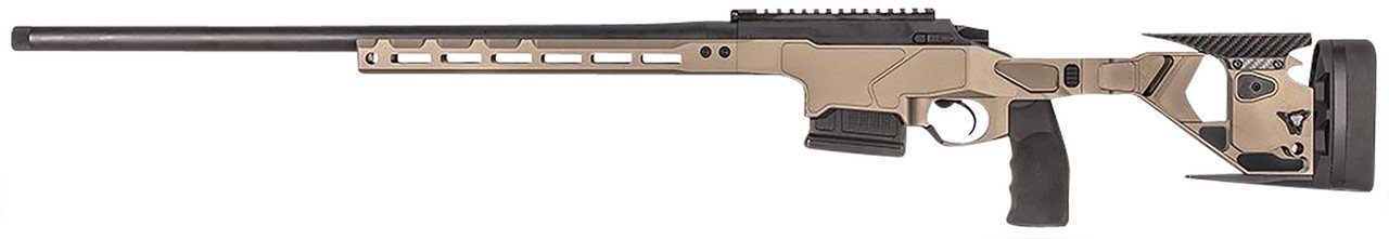 Seekins Havak HIT 6mm Creedmoor Flat Dark Earth rifle view 2